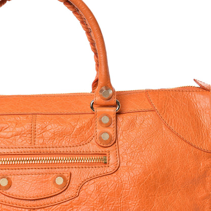 Balenciaga Agneau Giant 12 Gold Hardware Work Tangerine 13 of 13
