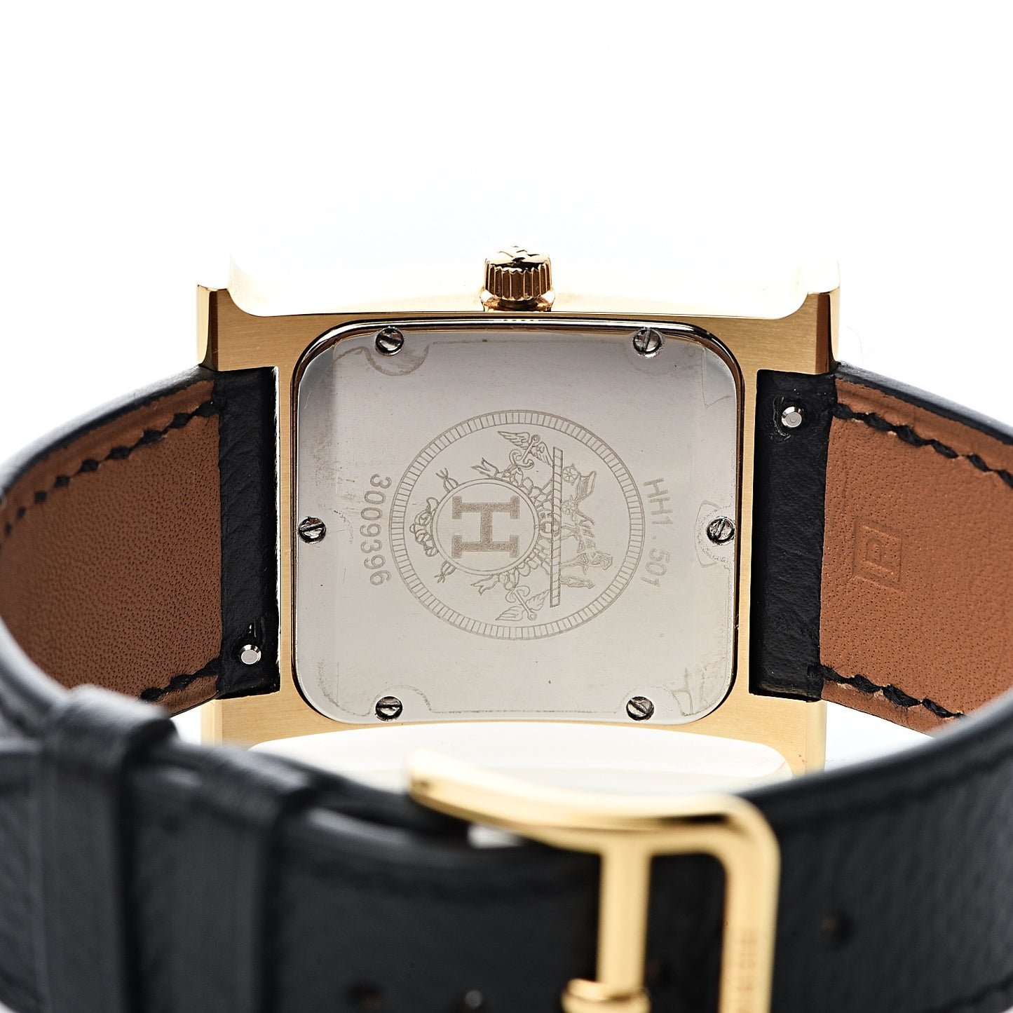 Stainless Steel Epsom 26mm Heure H Hour Quartz Watch Noir