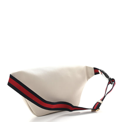 Gucci Grained Calfskin Logo Belt Bag White 3 of 9