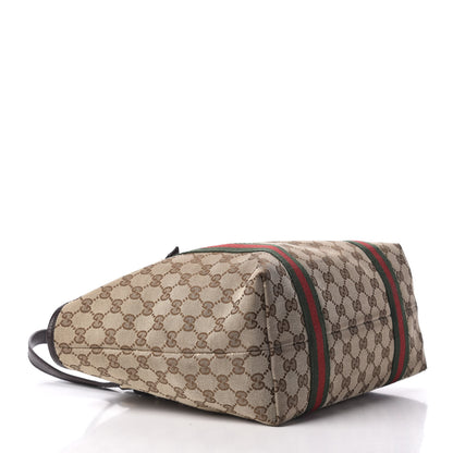 Gucci Monogram Medium Jolicoeur Tote Dark Brown 4 of 8