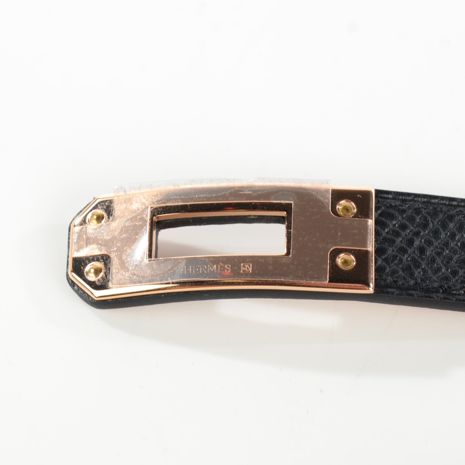 Hermes Epsom Kelly Double Tour Bracelet XS Black 5 of 8