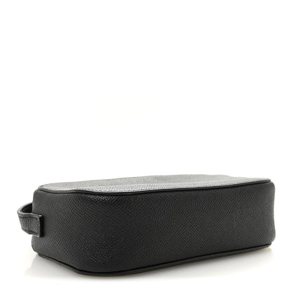 Balenciaga Signature Grained Calfskin Logo XS Ville Camera Bag Black White 4 of 9
