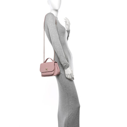 Chanel Caviar Quilted Small Business Affinity Flap Light Pink 2 of 14