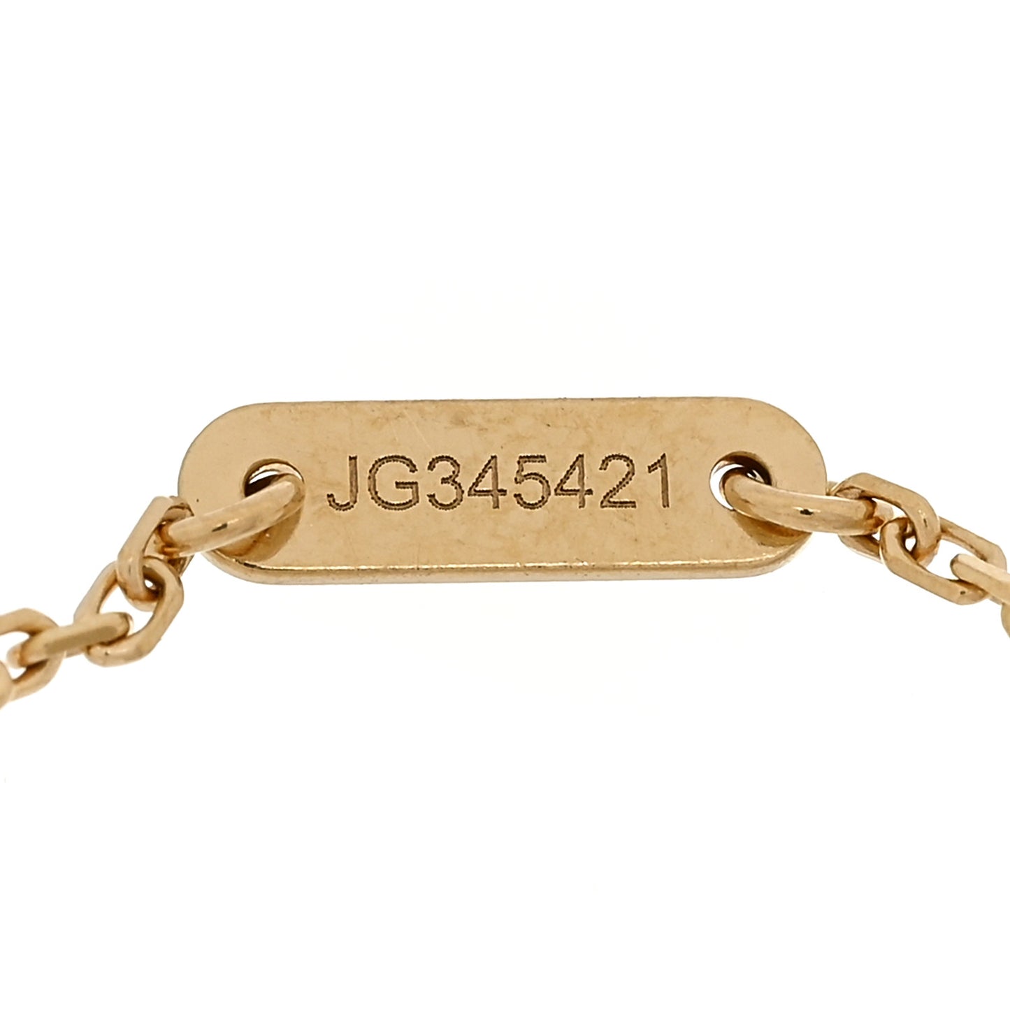 18K Yellow Gold Mother of Pearl Sweet Alhambra Bracelet