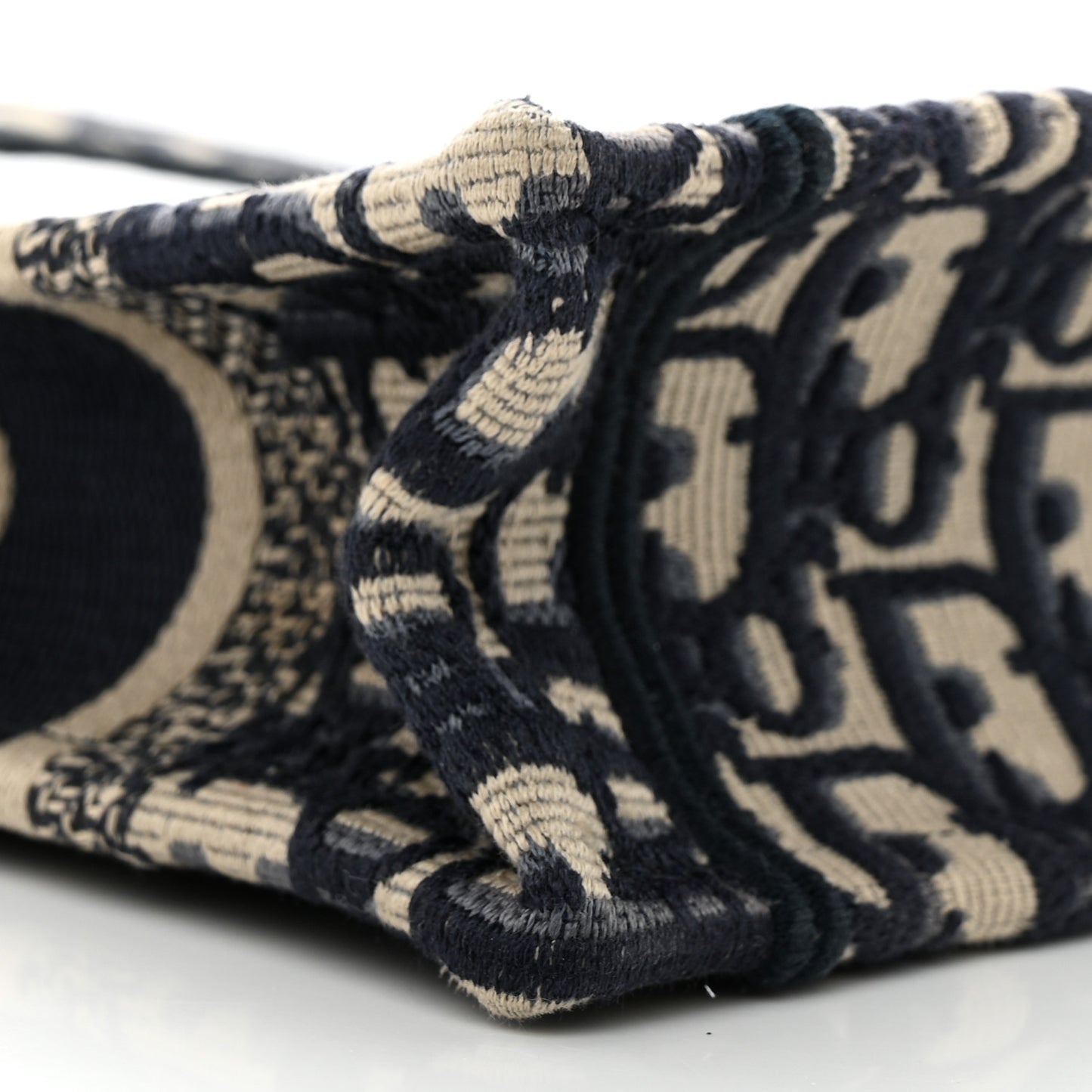 Oblique Mini Book Tote Blue Multicolor