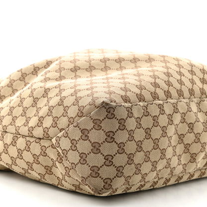 Gucci Monogram Large Horsebit Chain Hobo Dark Brown 9 of 10