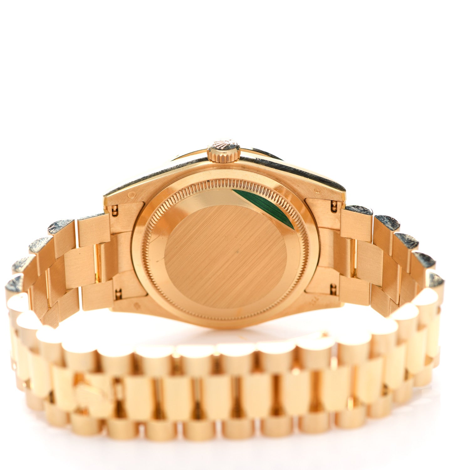 Rolex 18K Yellow Gold Diamond Mother of Pearl 36mm Oyster Perpetual Day-Date President Watch 118348 3 of 5