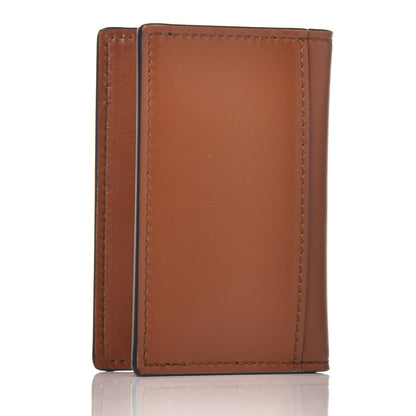 Gucci Calfskin Bi-Fold Logo Card Case Wallet Brown 3 of 8