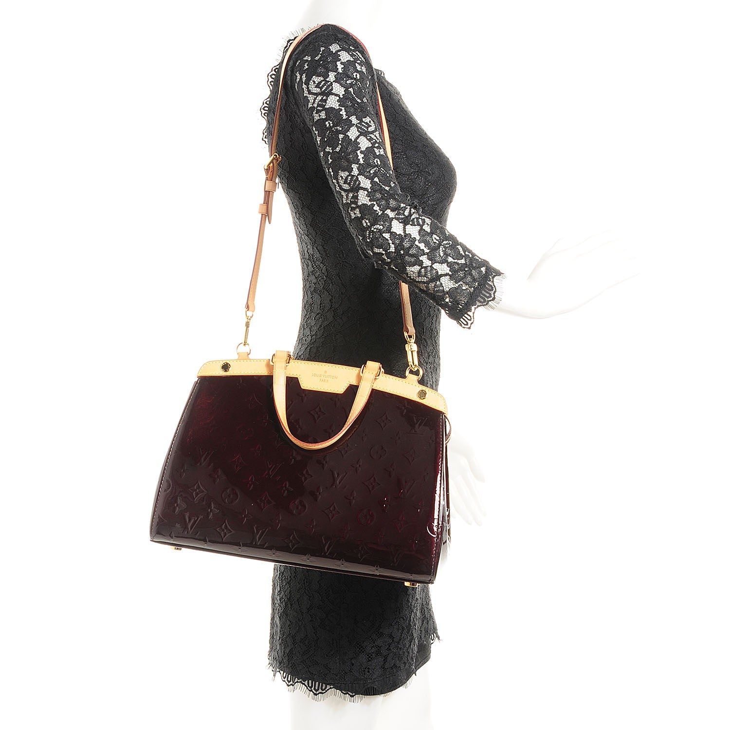 Louis Vuitton Vernis Brea MM Amarante 2 of 6