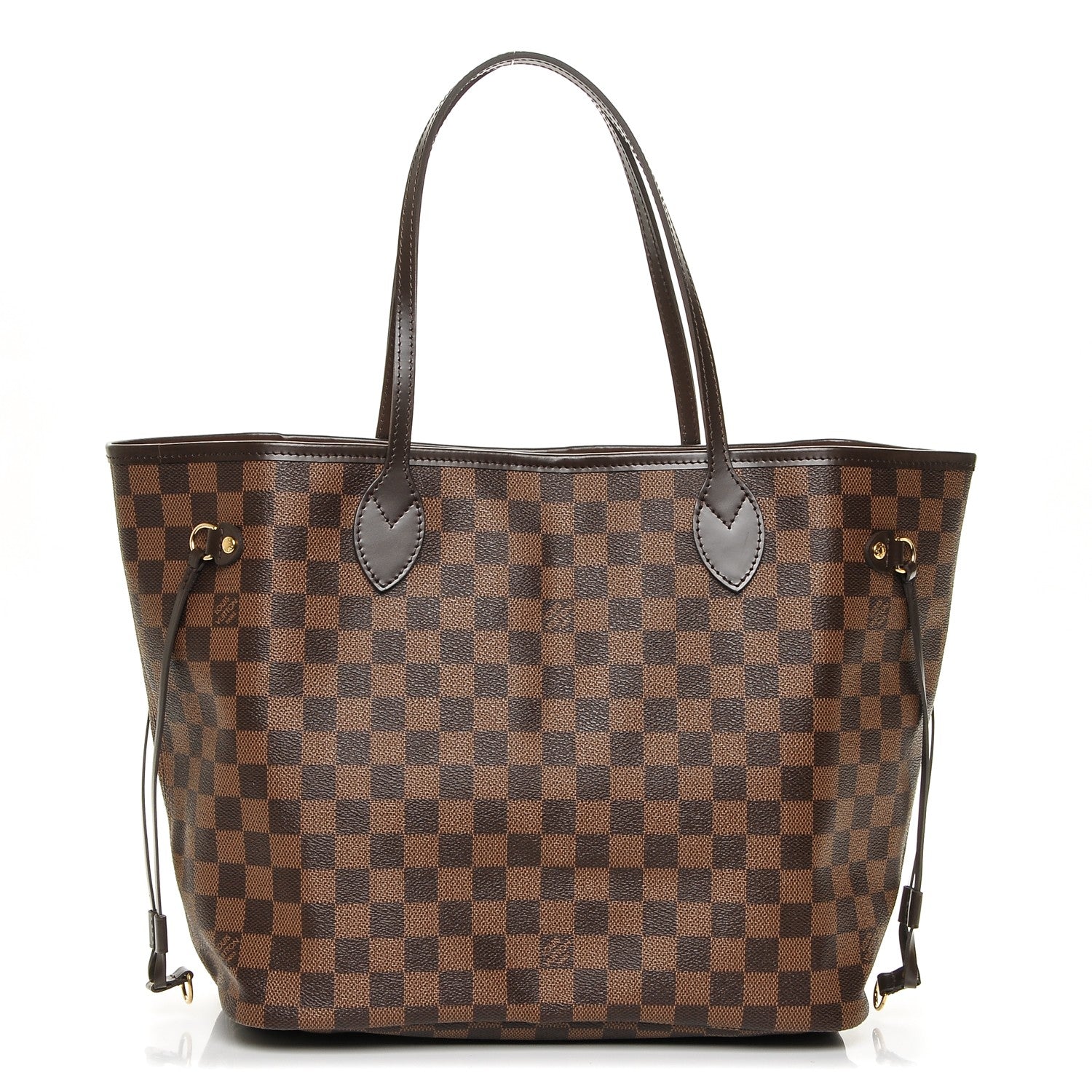 Louis Vuitton Damier Ebene Neo Neverfull MM Rose Ballerine 1 of 6