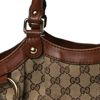 Gucci Monogram Medium Sukey Tote Brown 11 of 16