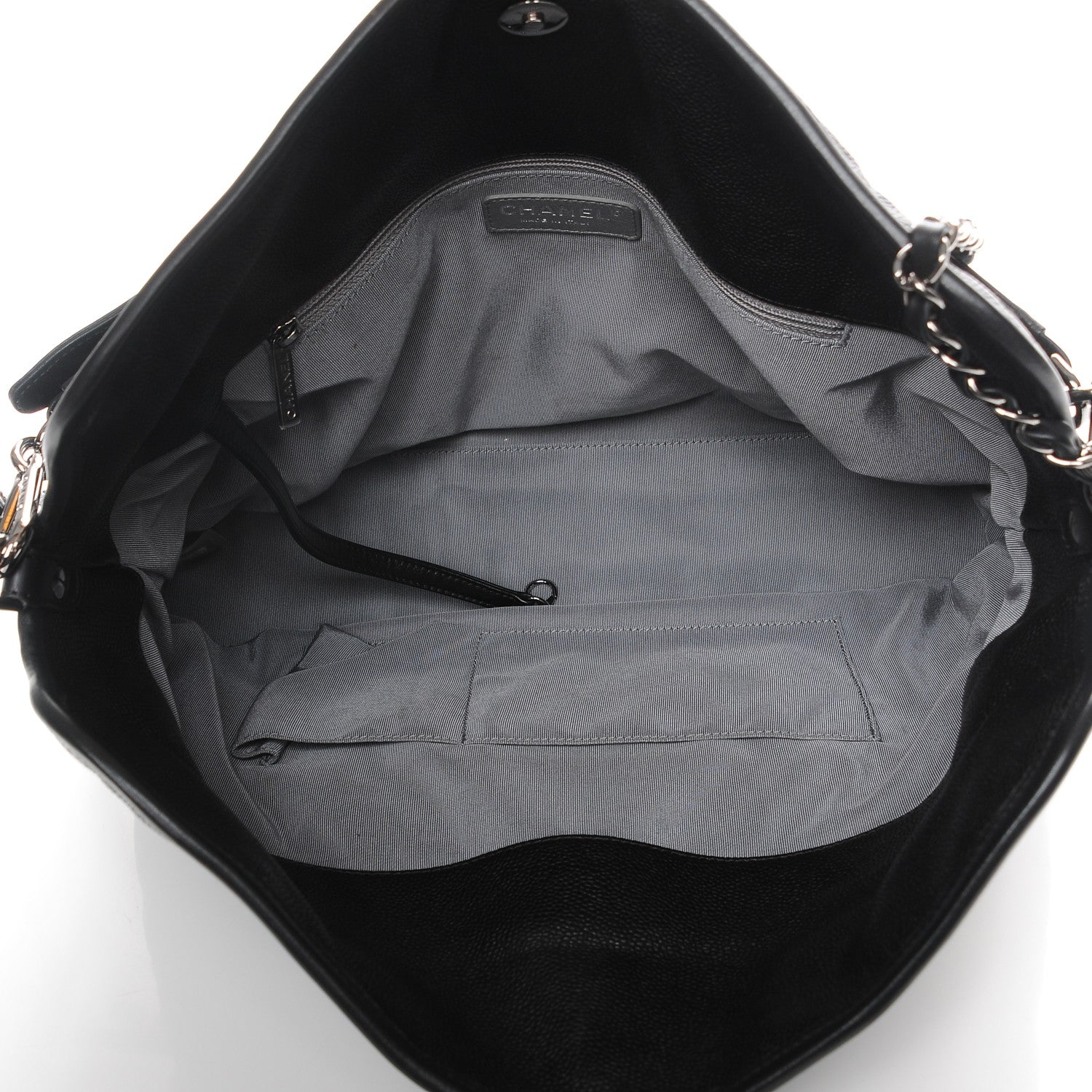 Chanel Caviar Quilted French Riviera Hobo Black 6 of 8