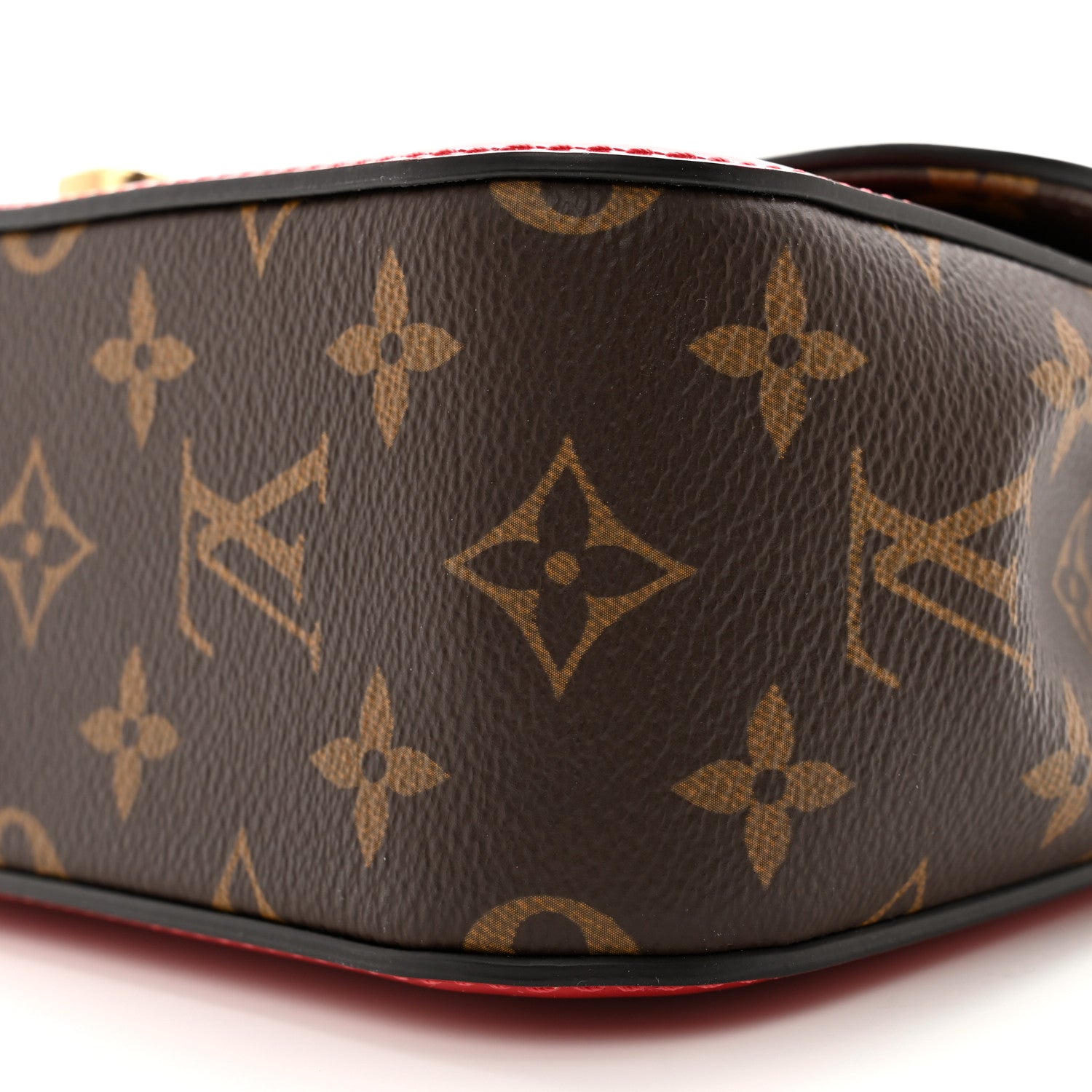 Louis Vuitton Patent Calfskin Monogram Cherrywood BB Scarlet 10 of 10