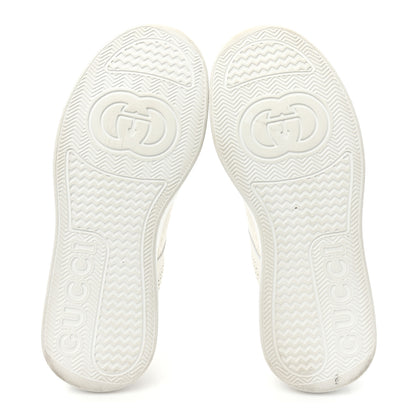 Gucci Calfskin GG Tennis Embossed Perforated Womens Platform 55mm Sneakers 42 Great White 6 of 10