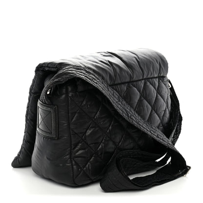 Chanel Nylon Small Coco Cocoon Messenger Bag Black 3 of 10