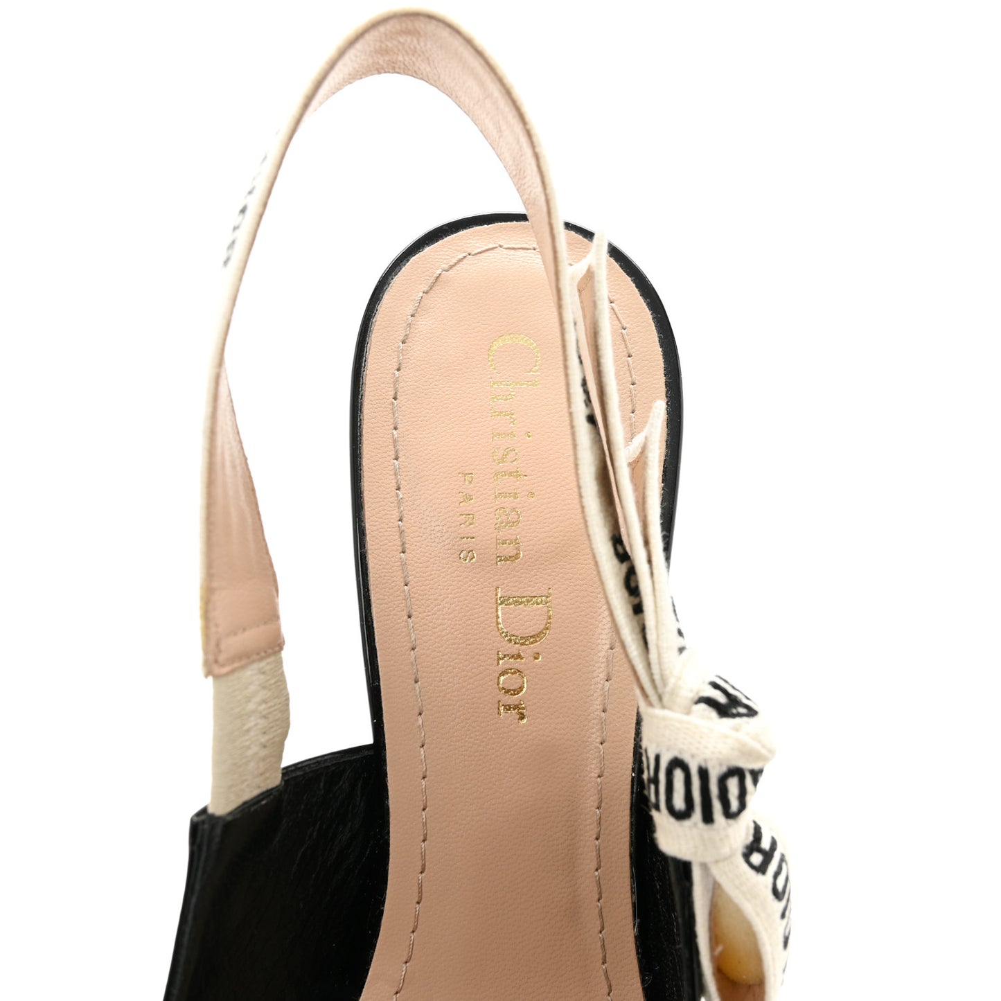 Patent Ribbon J'Adior Slingback 100mm Pumps 37 Black