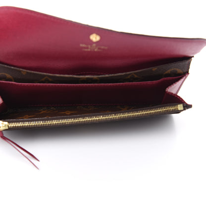 Louis Vuitton Monogram Emilie Wallet Fuchsia 5 of 13