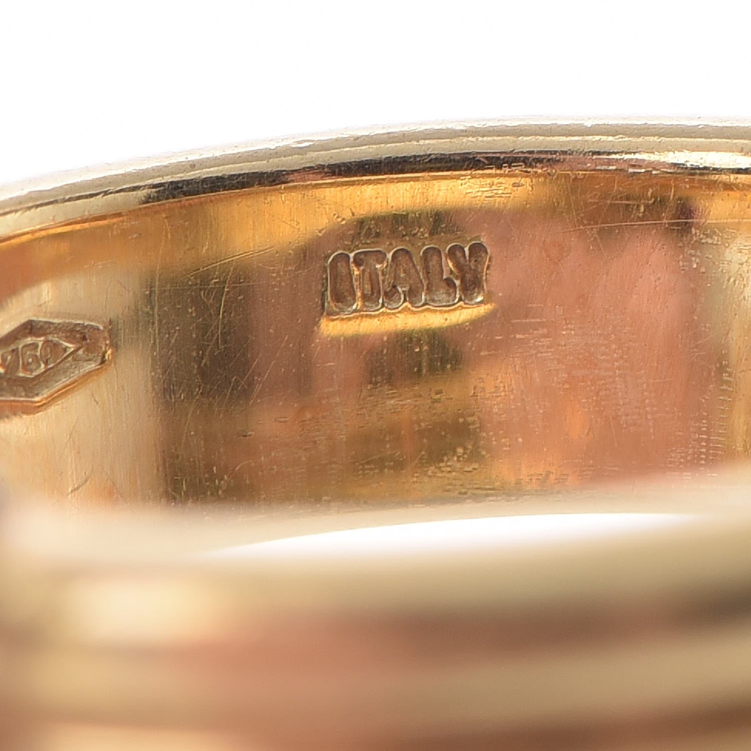 Tiffany 18K Yellow White Gold Sapphire Ruby Ring 50 5.25 6 of 6