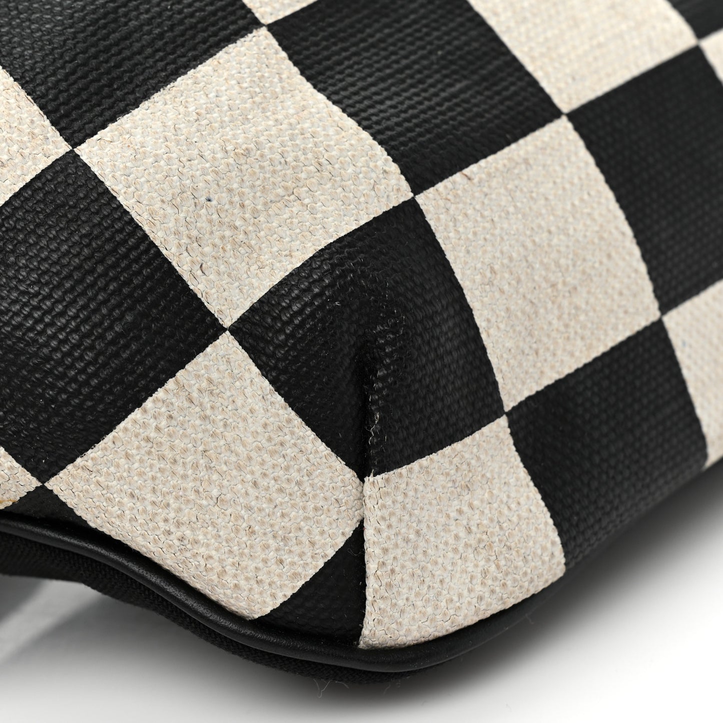 Canvas Classic Belt Bag Black White