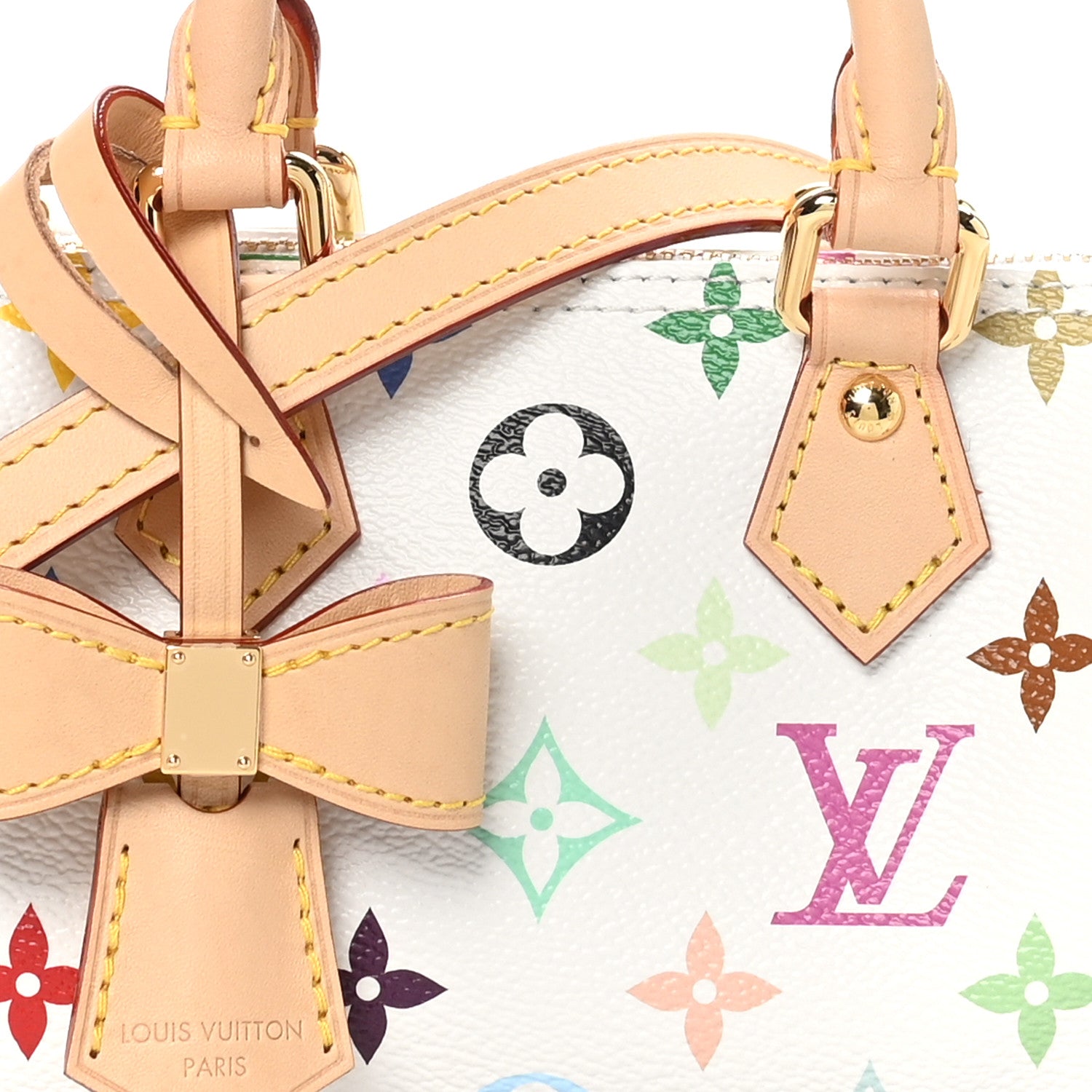 Louis Vuitton LV X TM Monogram Multicolor Nano Speedy White 7 of 10