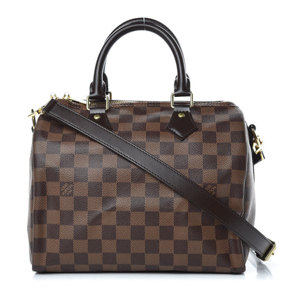 Louis Vuitton Damier Ebene Speedy Bandouliere 25 1 of 10