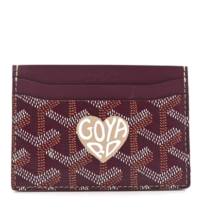 Goyard Goyardine Saint Sulpice Card Holder Bordeaux 1 of 7
