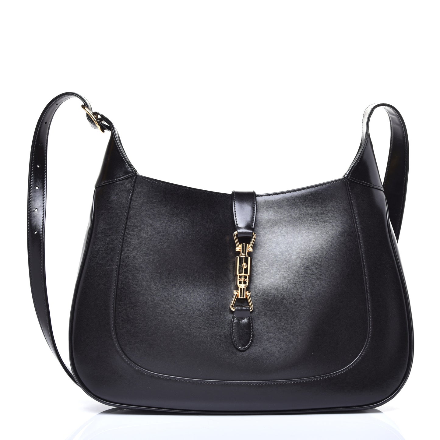 Boarded Dyana Lux Calfskin Medium Jackie 1961 Hobo Black