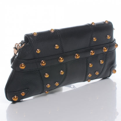 Gucci Leather Limited Edition Tom Ford Snake Horsebit Clutch Black 3 of 7
