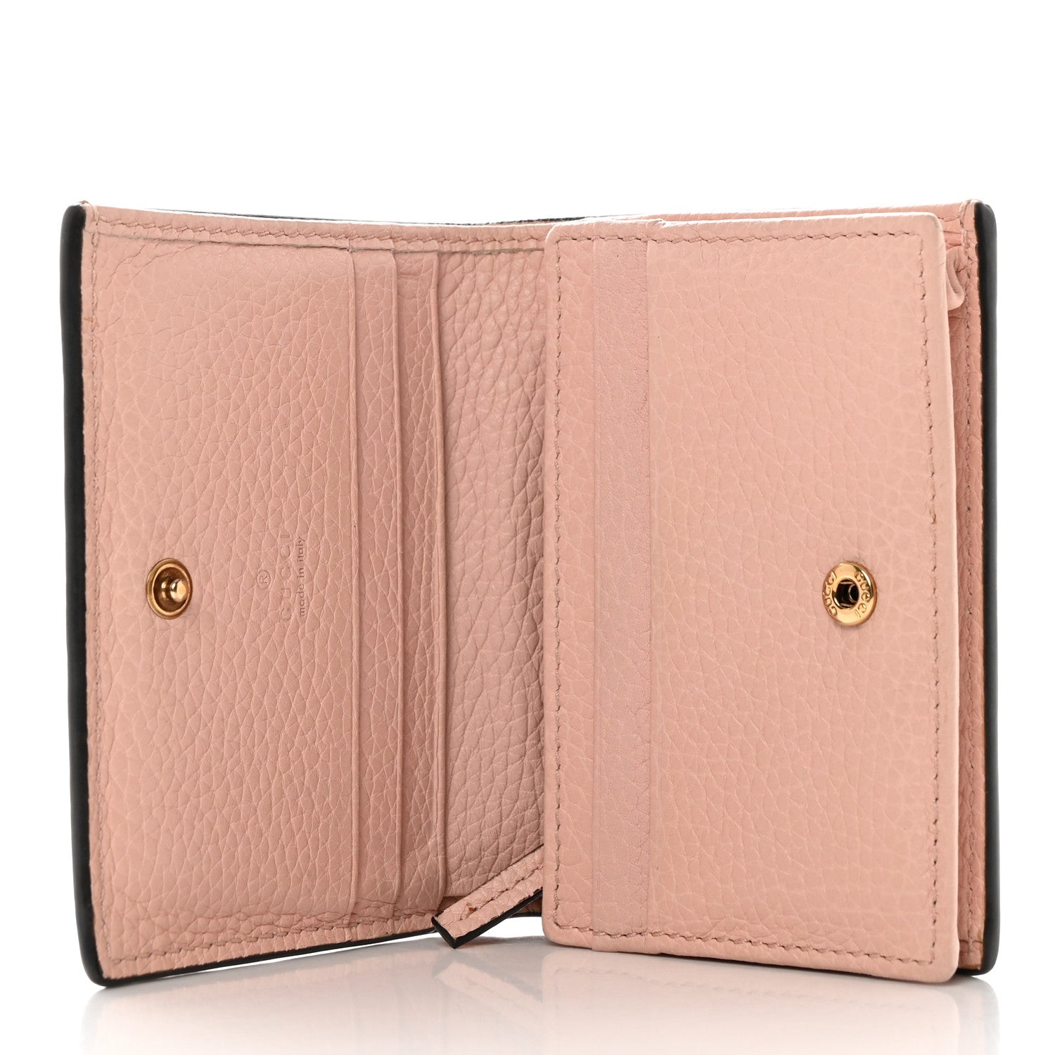 Gucci Cellarius Calfskin Blind for Love Card Case Wallet Perfect Pink 5 of 27