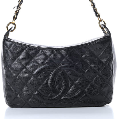 Chanel Caviar Quilted Timeless CC Shoulder Bag Black 8 of 15