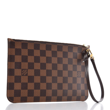 Louis Vuitton Damier Ebene Neverfull MM GM Pochette 3 of 7