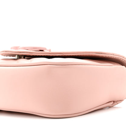 Gucci Calfskin Matelasse Monochrome GG Marmont Chain Belt Bag Perfect Pink 10 of 10