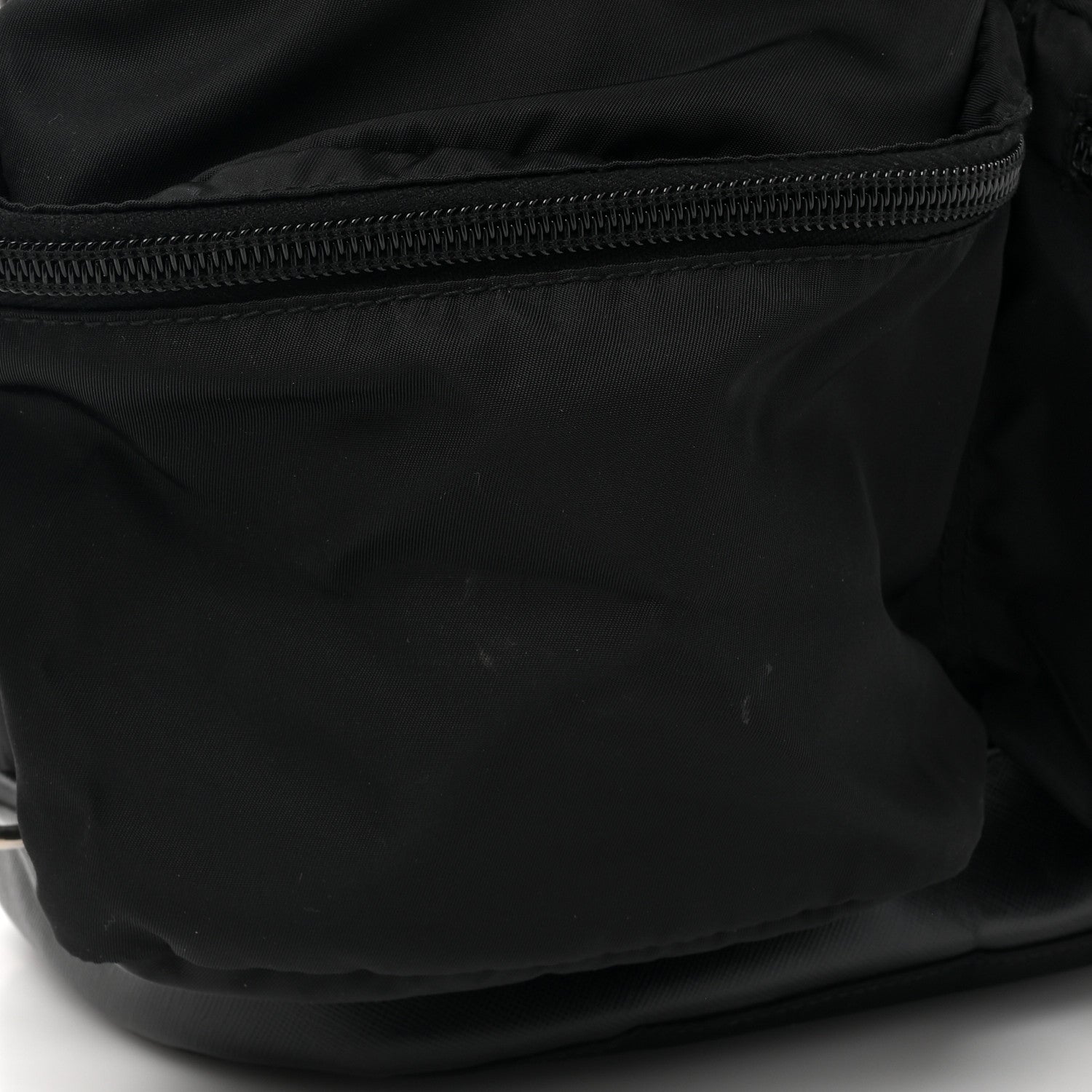 Prada Tessuto Nylon Saffiano Vela Backpack Black 12 of 12