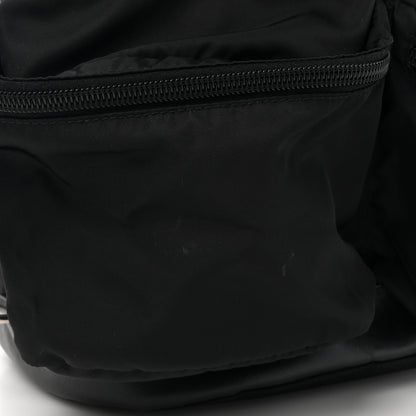 Prada Tessuto Nylon Saffiano Vela Backpack Black 12 of 12