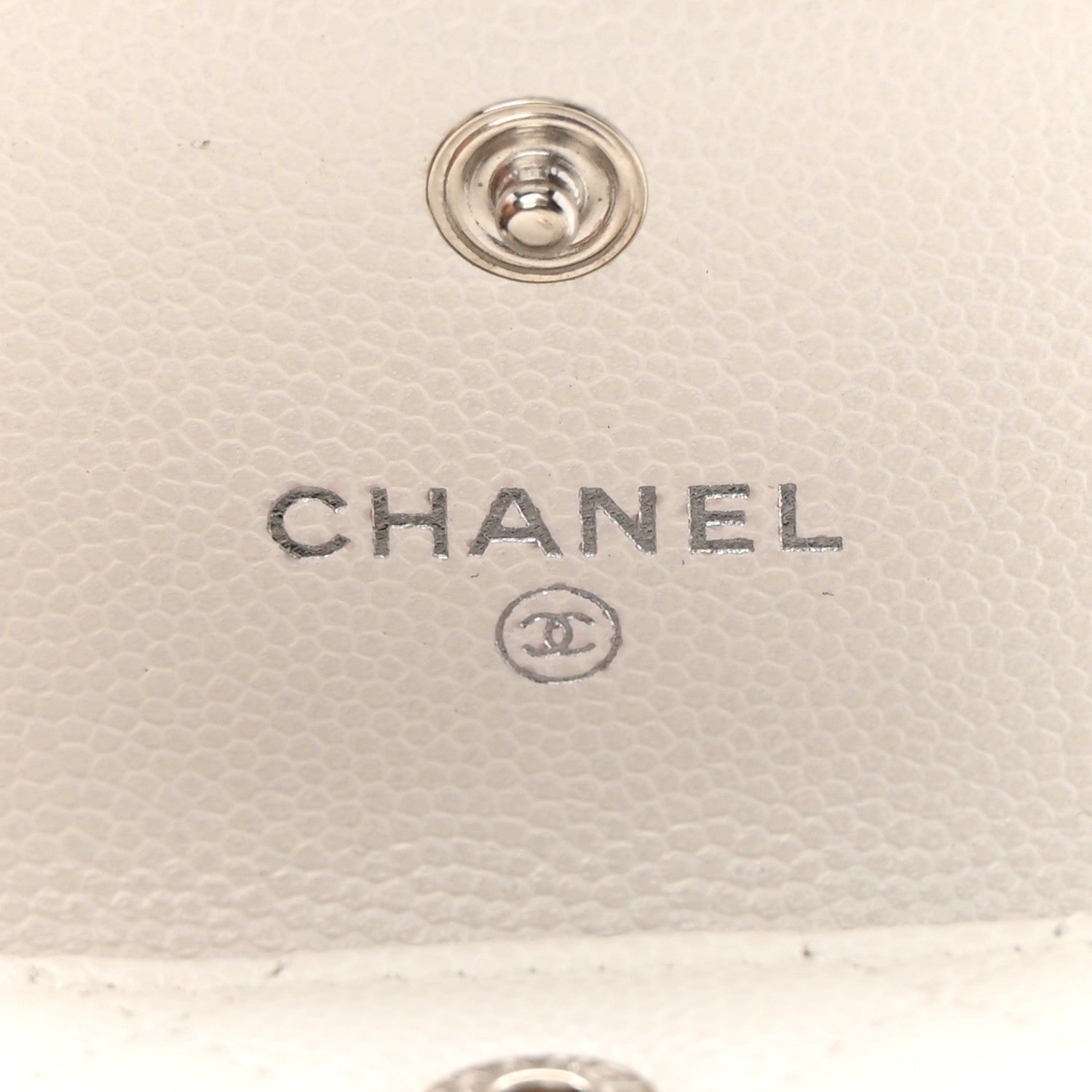 Chanel Caviar Quilted Airpods Pro Holder Belt White 6 of 14