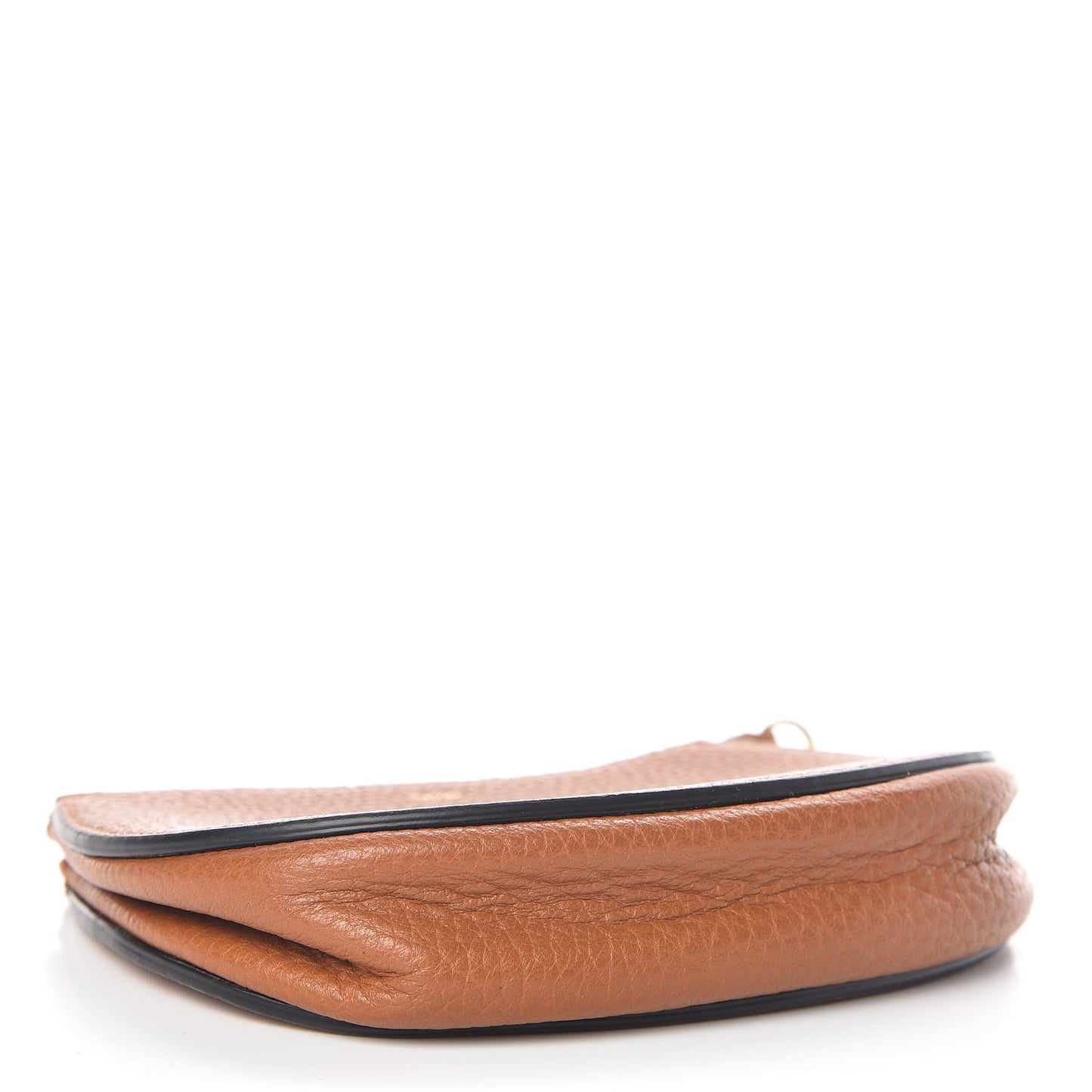 Grained Calfskin Drew Pouch Caramel