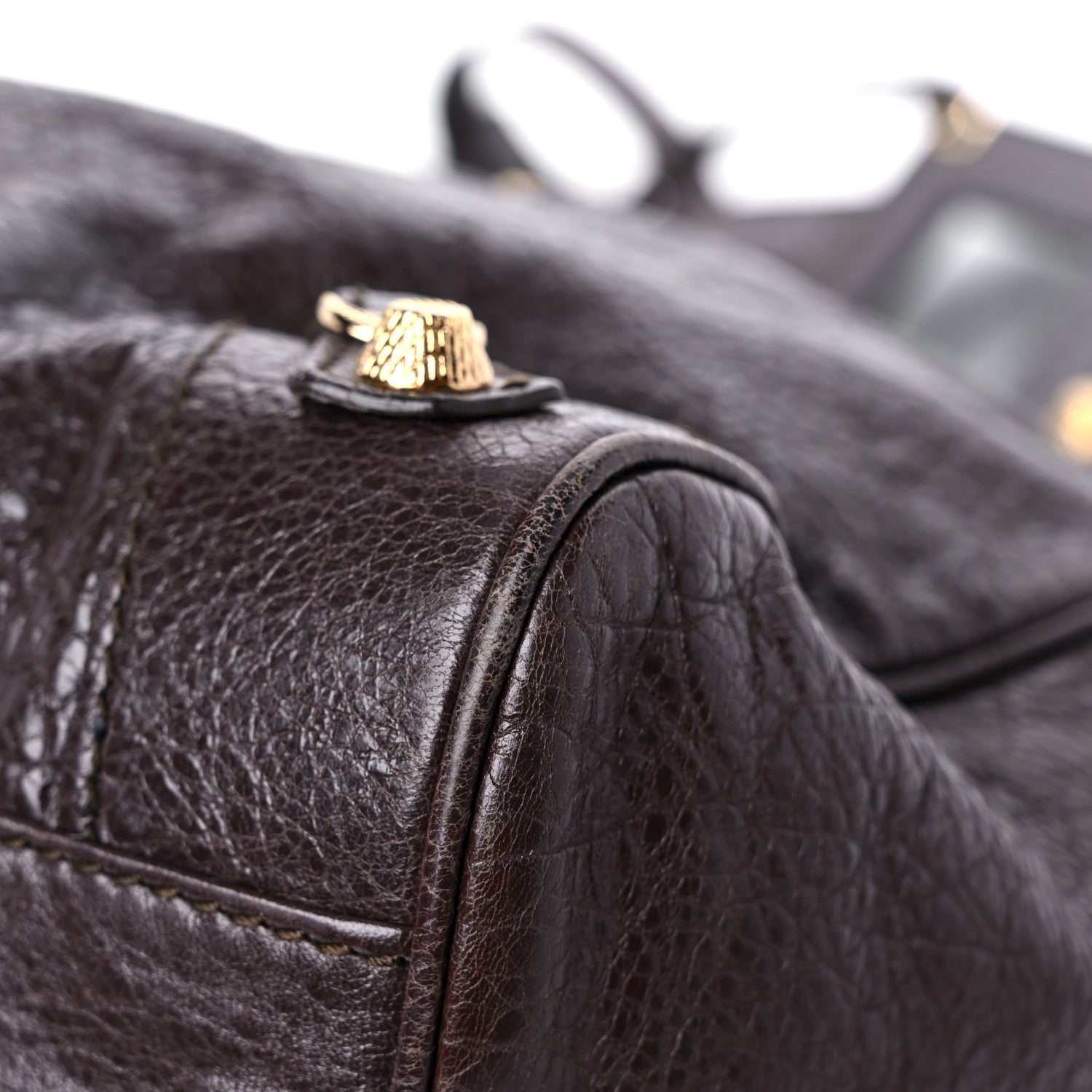 Balenciaga Agneau Giant 12 Gold Hardware Velo Charbon 9 of 16