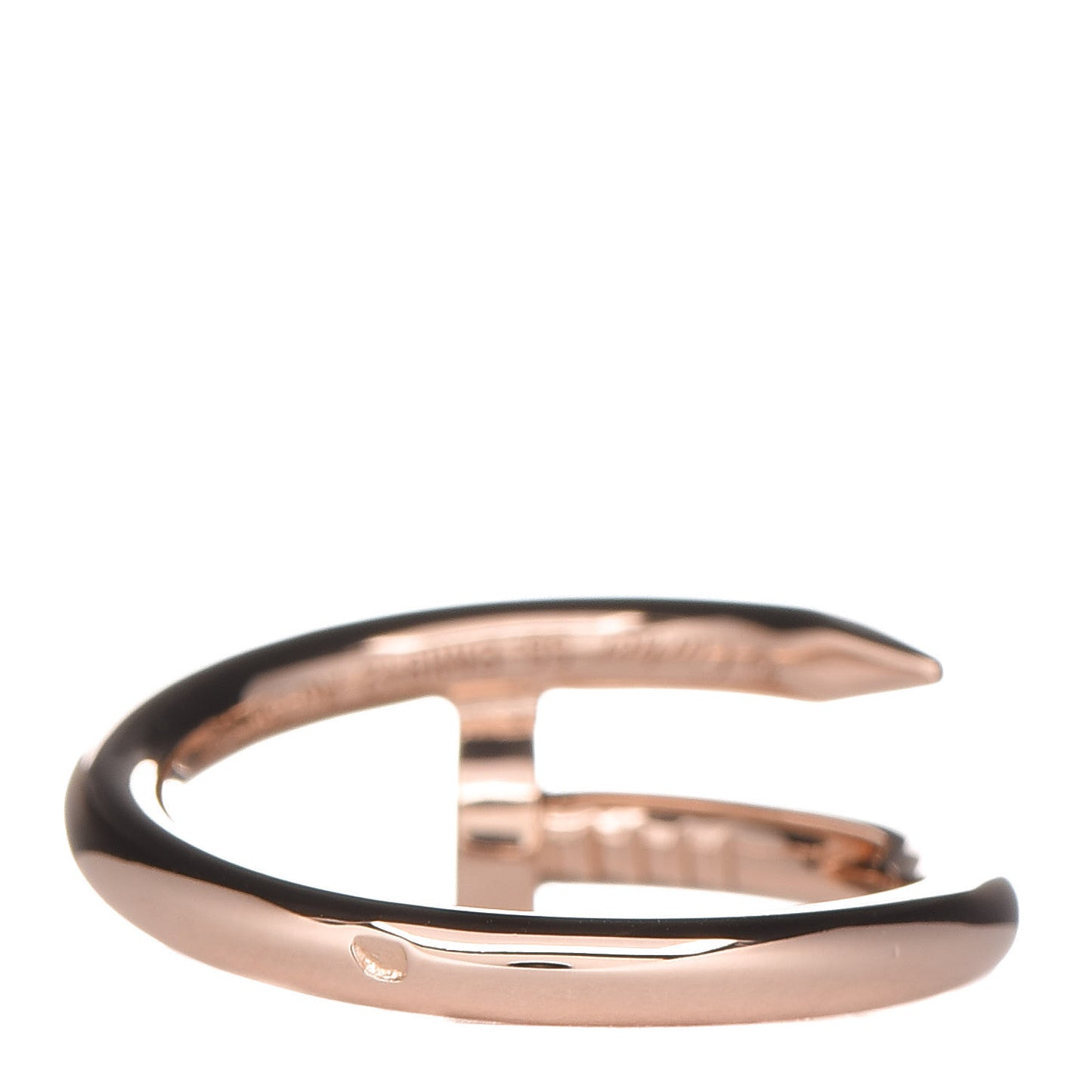 18K Pink Gold Juste Un Clou Ring 55 7.25