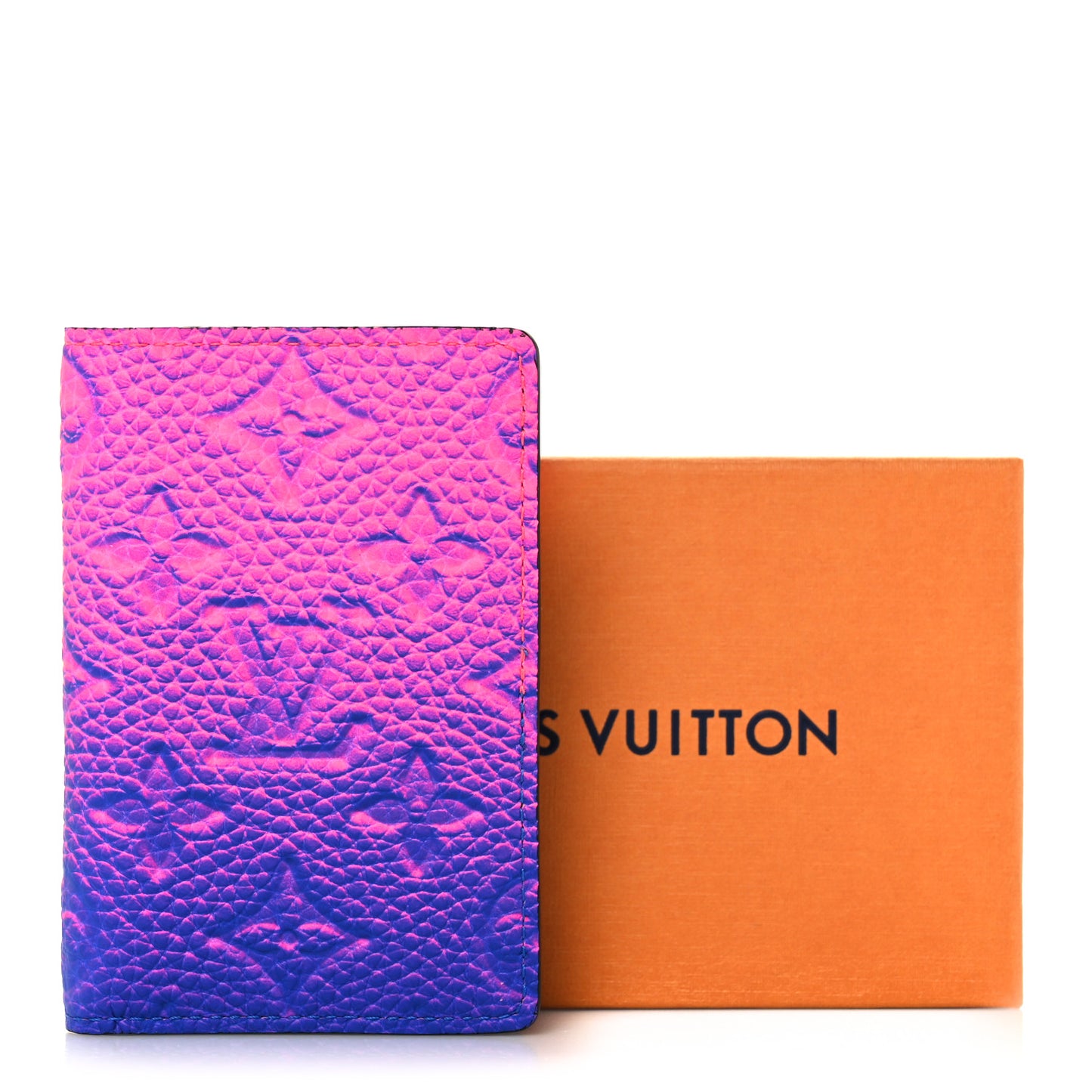 Taurillon Illusion Pocket Organizer Bleu Rose
