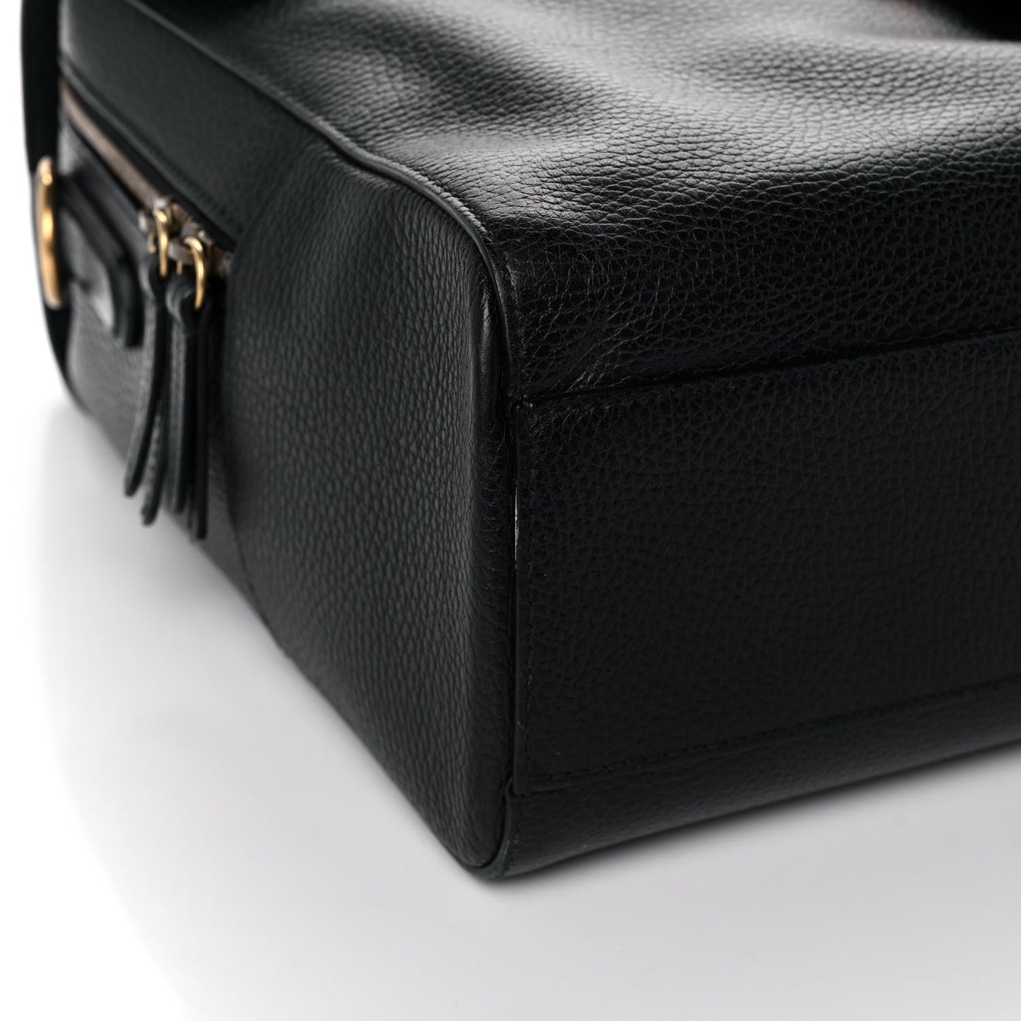 Dollar Calfskin GG Marmont Briefcase Black
