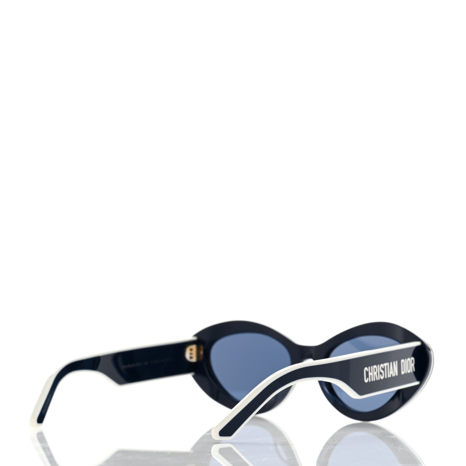Christian Dior Acetate DiorPacific B1U Butterfly Sunglasses Shiny Blue 4 of 9