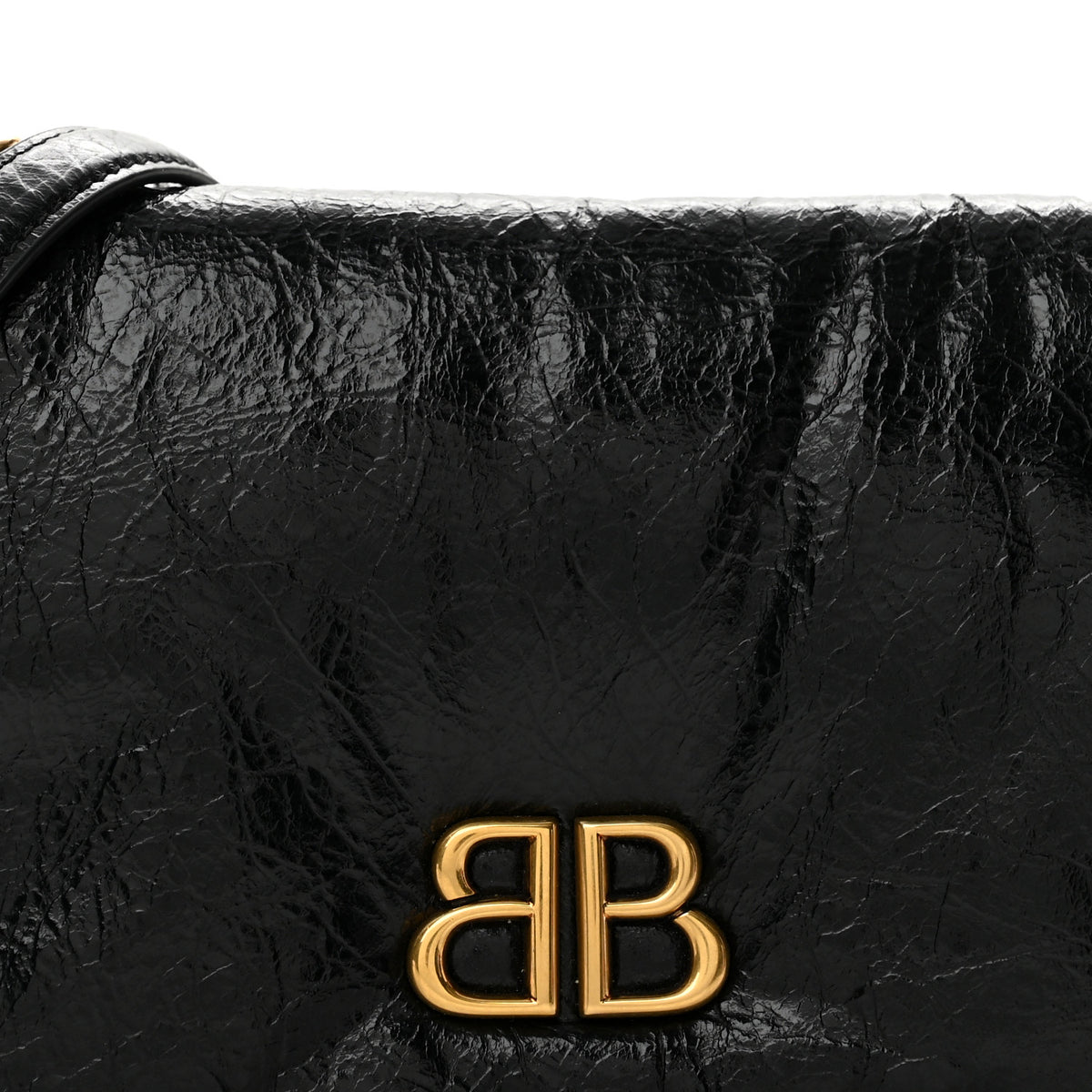 Balenciaga Arena Puffy Monaco Chain Shoulder Bag Black 8 of 11