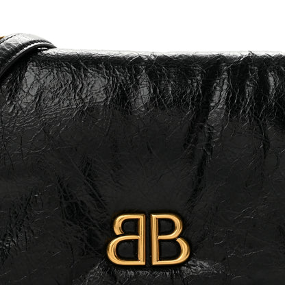 Balenciaga Arena Puffy Monaco Chain Shoulder Bag Black 8 of 11
