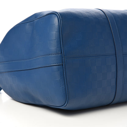 Louis Vuitton Damier Infini Keepall Bandouliere 45 Neptune 7 of 10