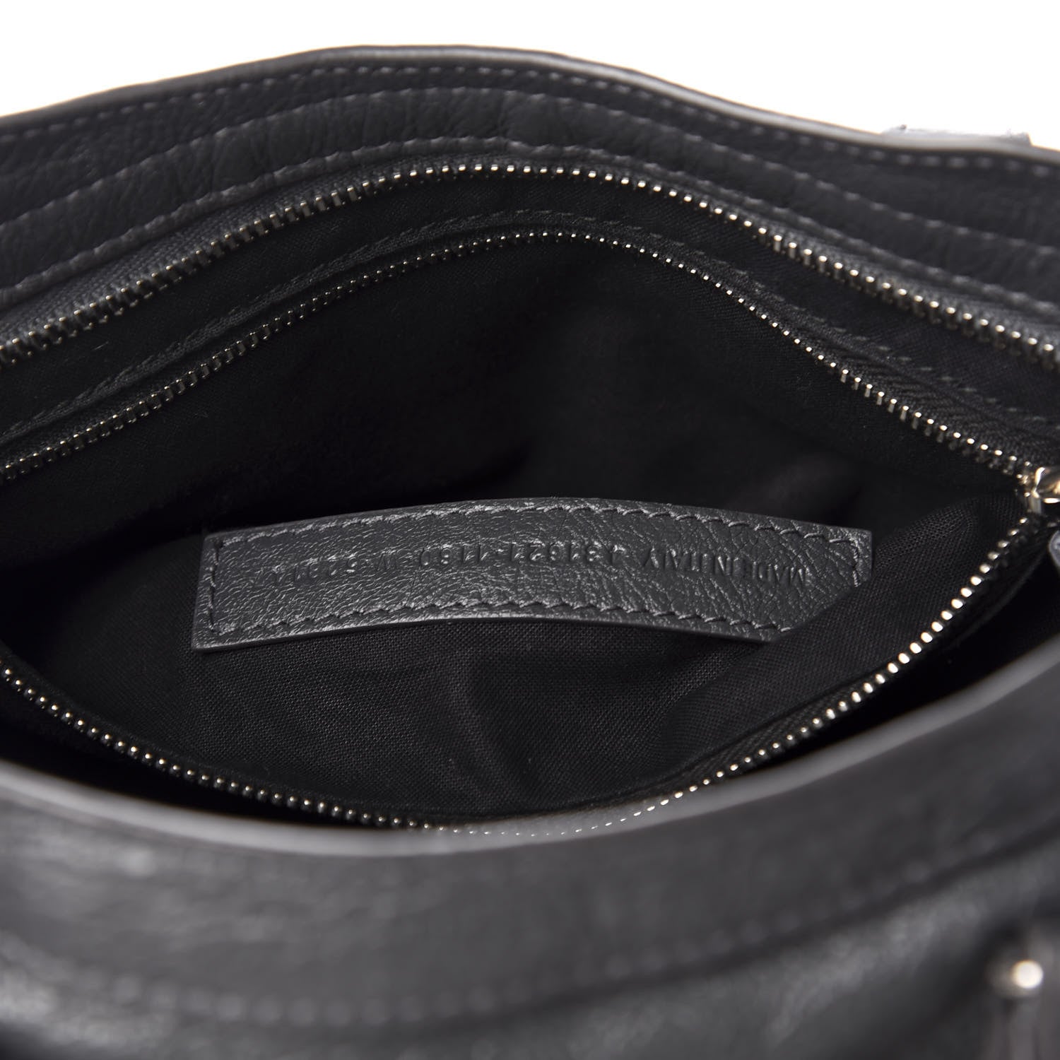 Balenciaga Agneau Classic Silver Hardware S City Black Gris Fossile 10 of 12