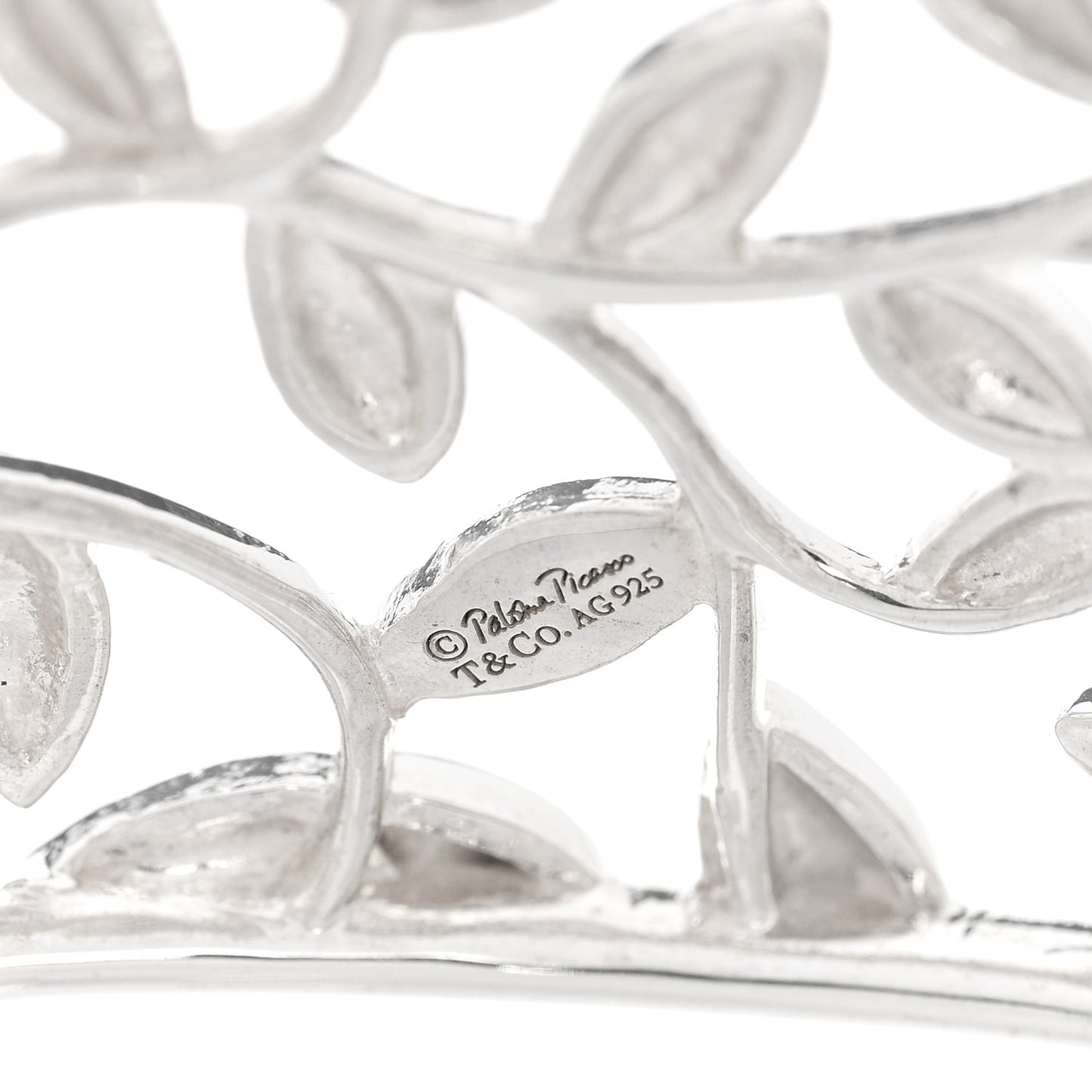 Sterling Silver Paloma Picasso Olive Leaf Cuff Bracelet
