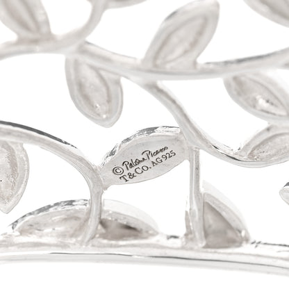 Tiffany Sterling Silver Paloma Picasso Olive Leaf Cuff Bracelet 3 of 4