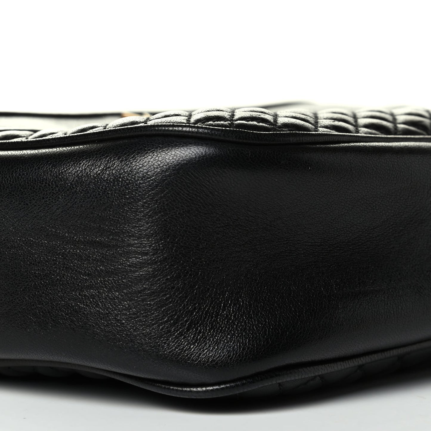 Lambskin Quilted Victoire Camera Bag Black
