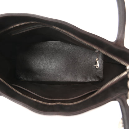 Chanel Caviar Quilted Medallion Tote Dark Brown 5 of 10