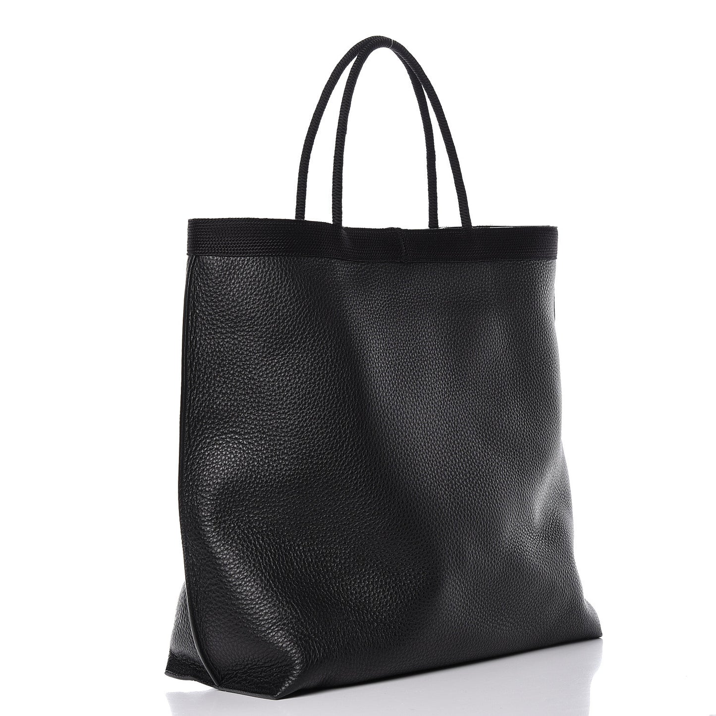 Grained Calfskin Patti Tote Black